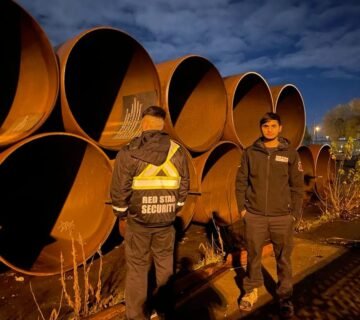 construction site security service in Surrey
