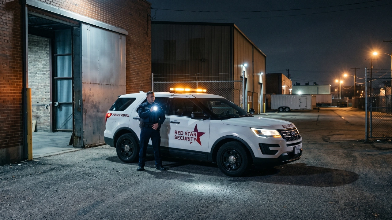 Mobile patrol security langley theft risks intervention